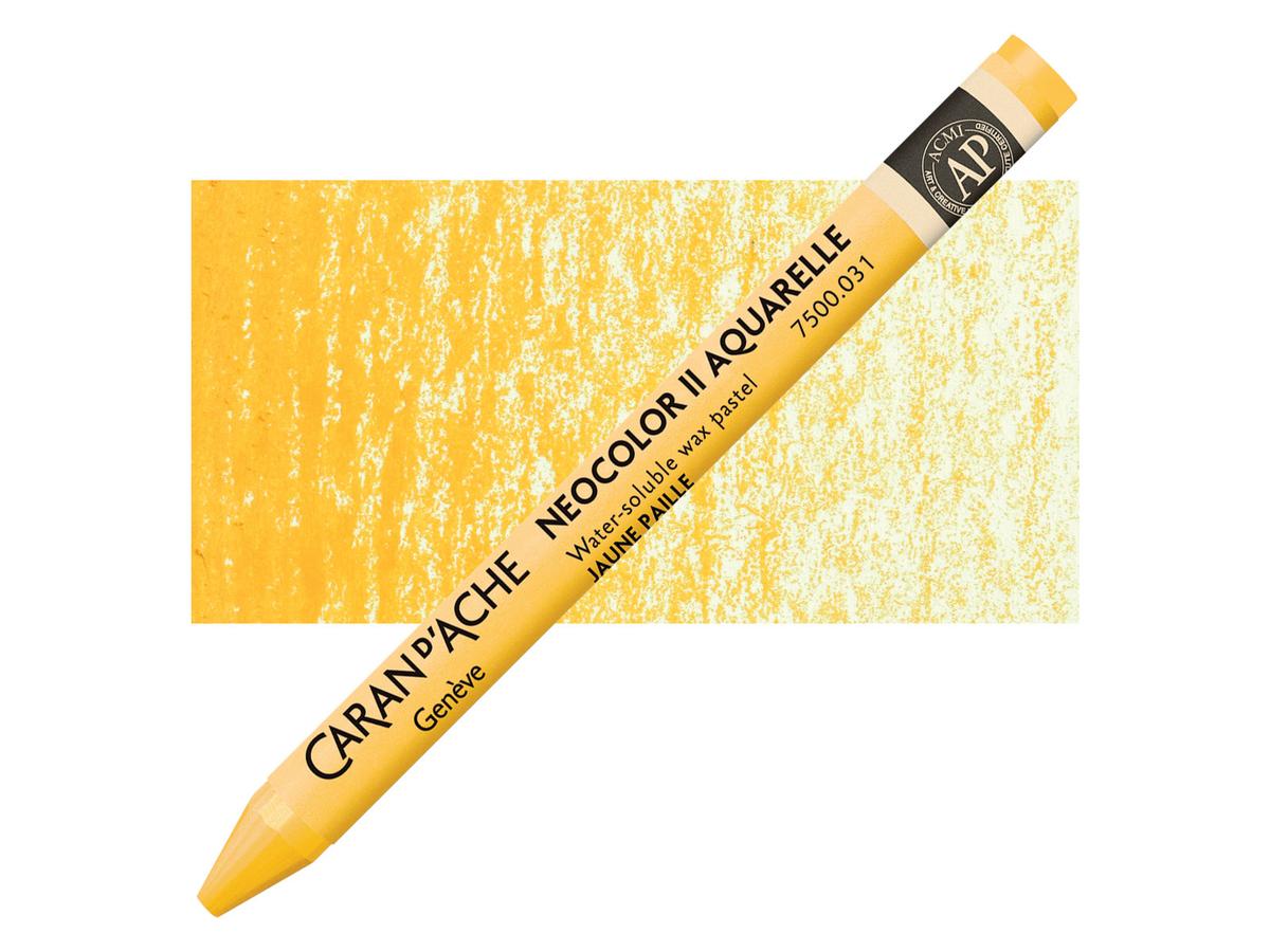 NEOCOLOR II WASSERVERMALBARE WACHSMALSTIFTE EINZELN 031 HELLORANGE 1