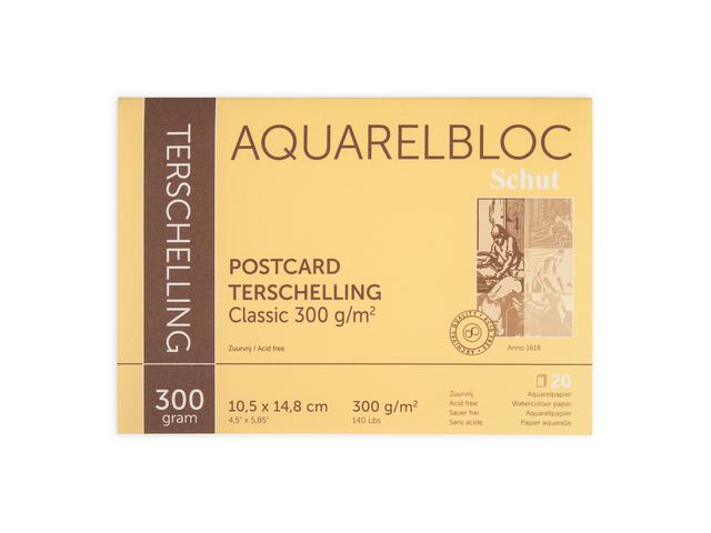 SCHUT TERSCHELLING AQUARELPAPIER 10X15CM CLASSIC POSTCARD 1
