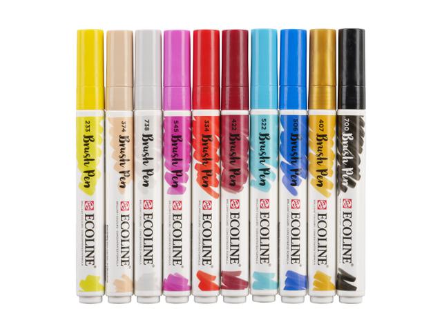 TALENS ECOLINE® BRUSH PEN MARKER SET 10X MODUS 1