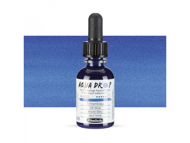 SCHMINCKE AQUA DROP 30ML 430 TINTENBLAU 1