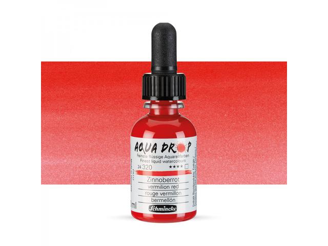 SCHMINCKE AQUA DROP 30ML 320 ZINNOBERROT 1