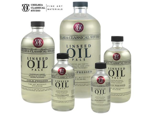 CHELSEA EXTRA-PALE COLD PRESSED LINSEED OIL 59ML 1