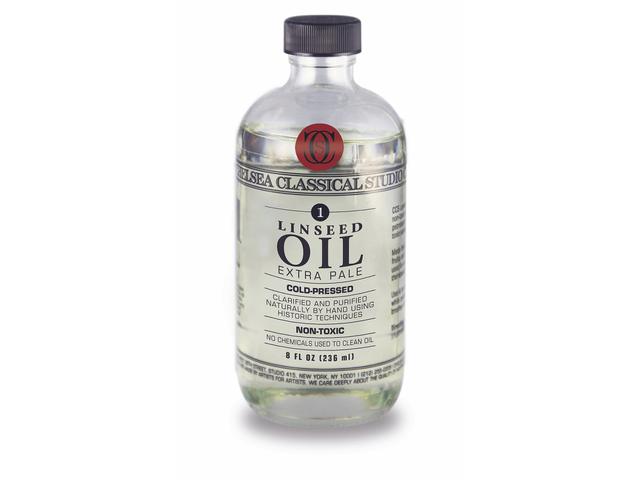 CHELSEA  EXTRA-PALE COLD PRESSED LINSEED OIL 236ML 1