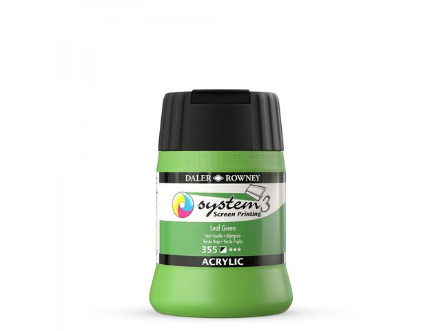 SYSTEM 3 SIEBDRUCKFARBE 250ML 355 LEAF GREEN 1
