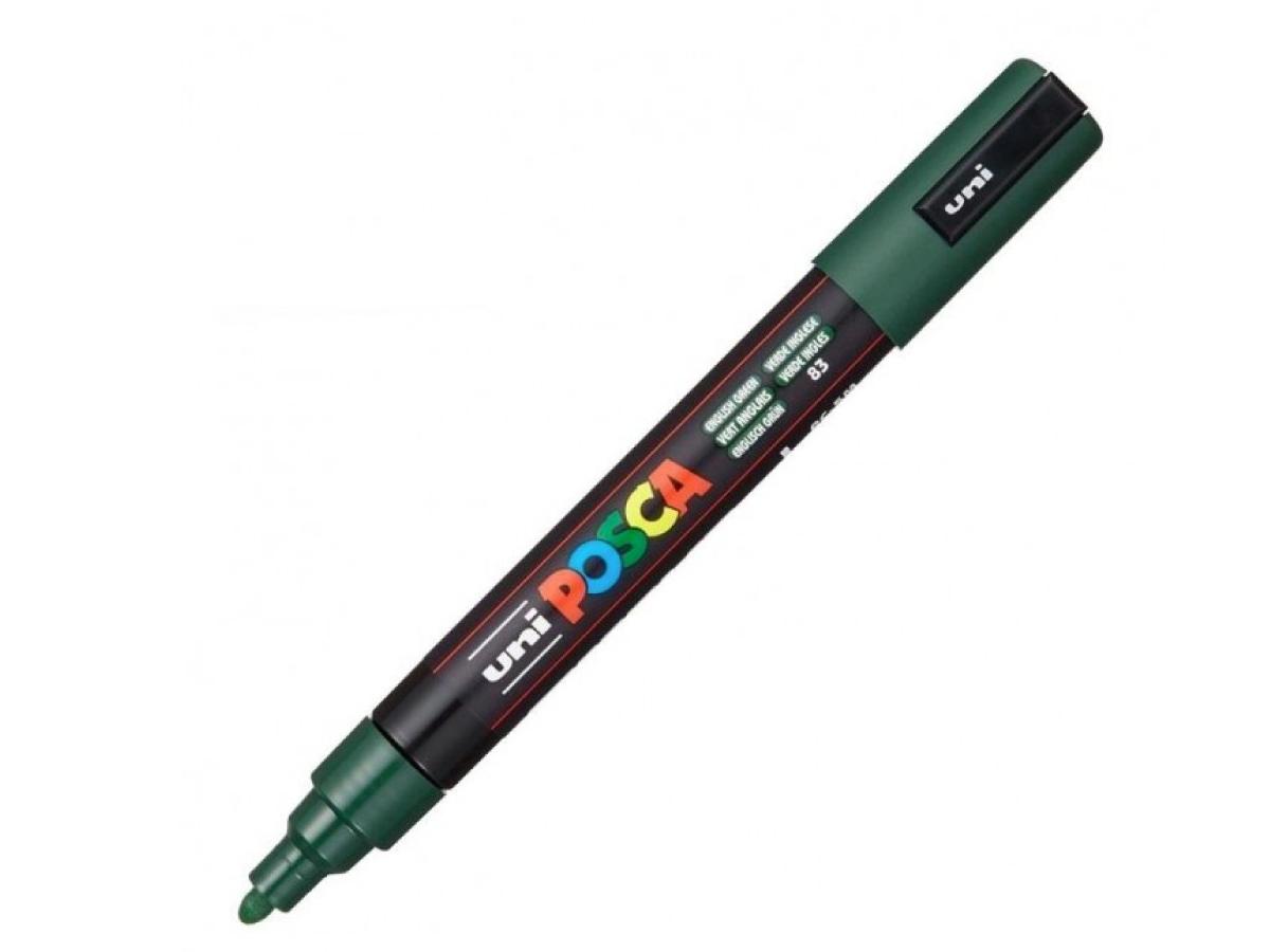 UNI POSCA PC5VA ENGLISCHES GRÜN MITTEL 1