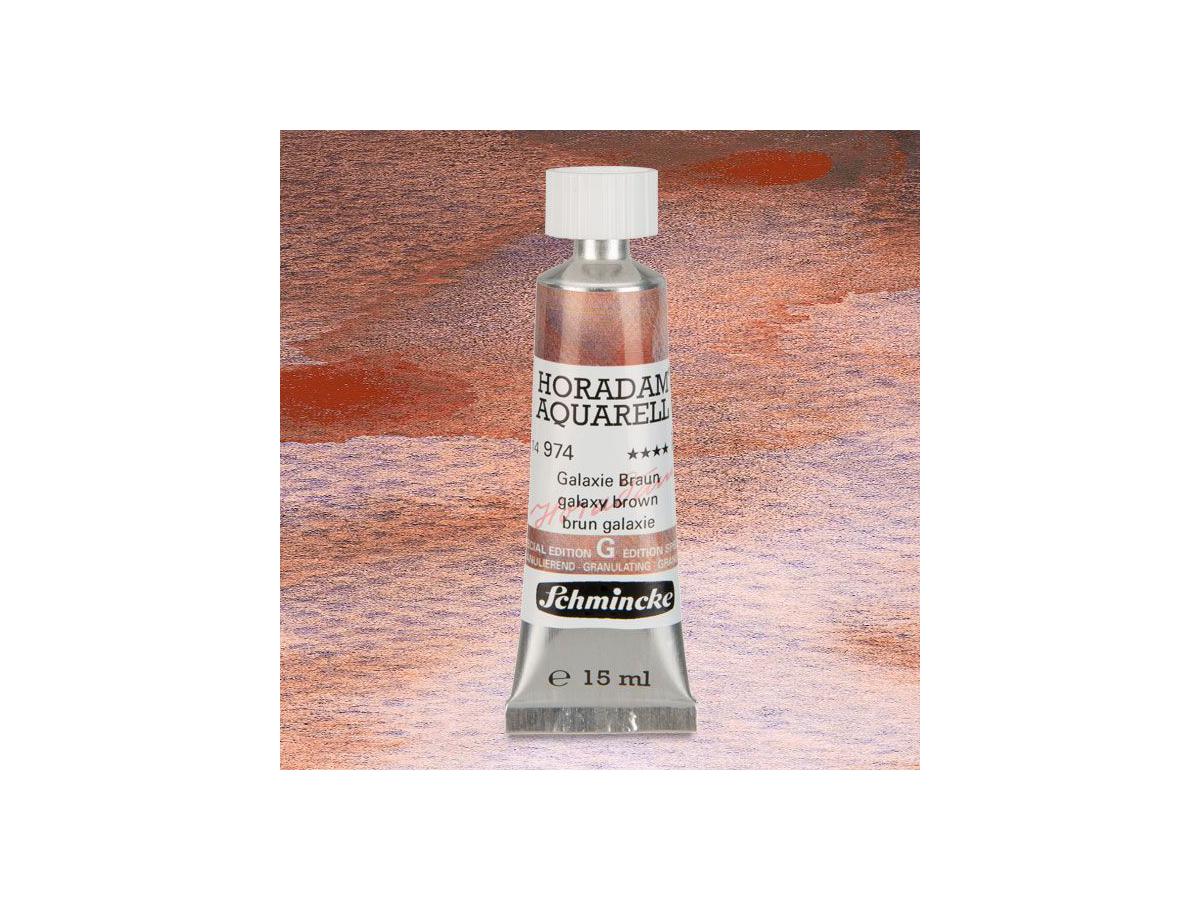 SCHMINCKE HORADAM AQUARELL SUPERGRANULATION 15ML 974 GALAXIE BRAUN 1