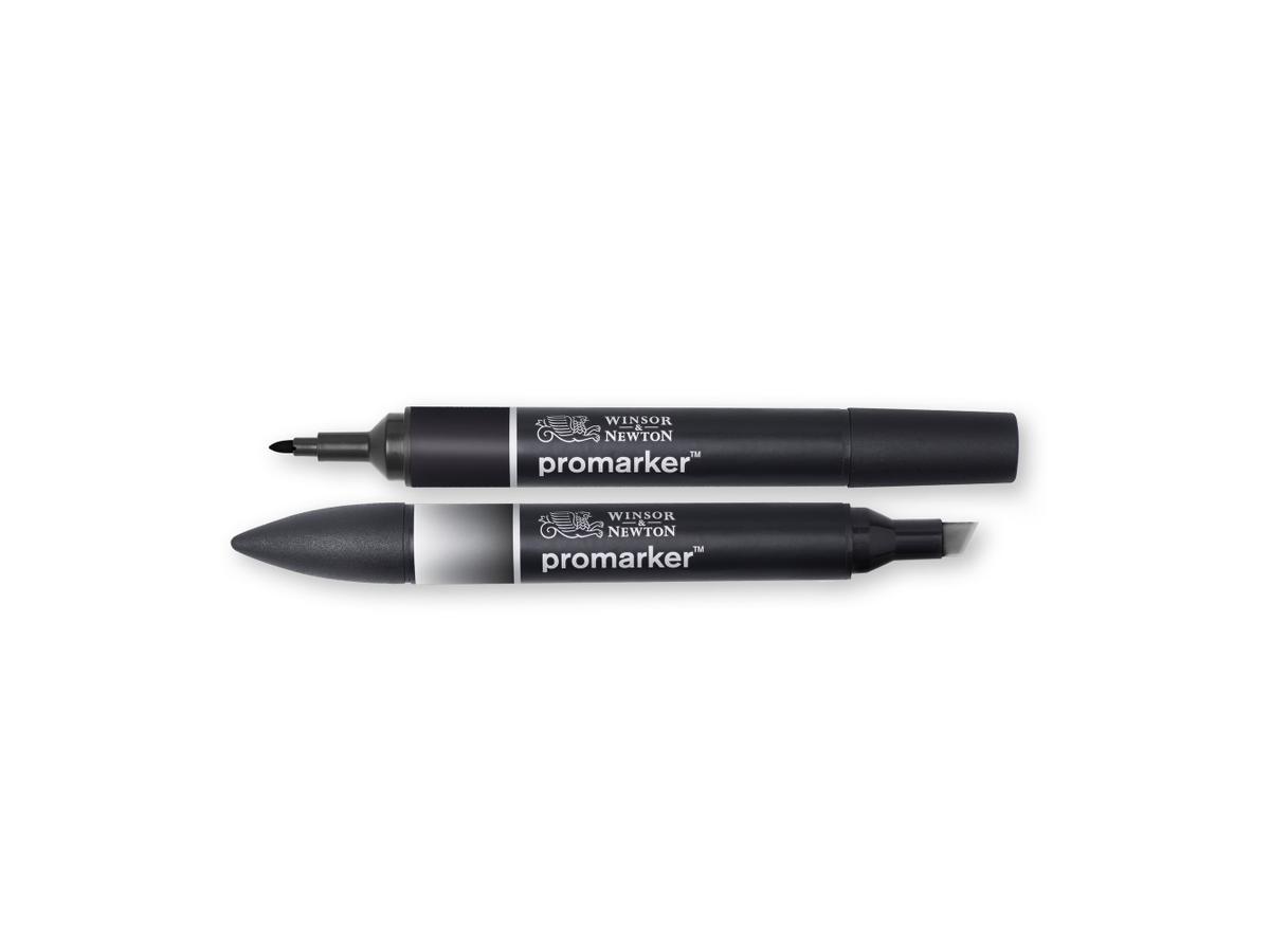 WINSOR & NEWTON PROMARKER SET BLACK BLENDER 2X 1
