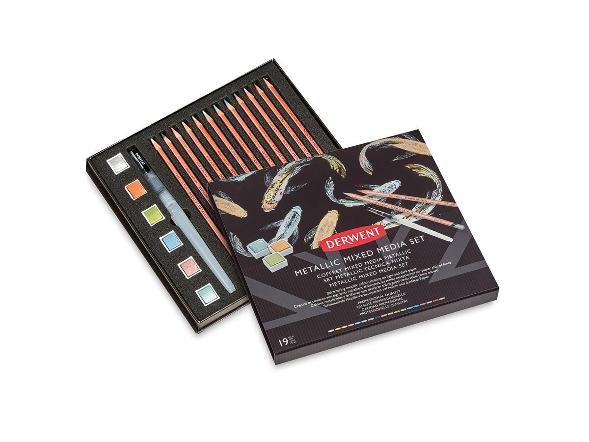 DERWENT METALLIC MIXED MEDIA SET - 19 DELIG 1