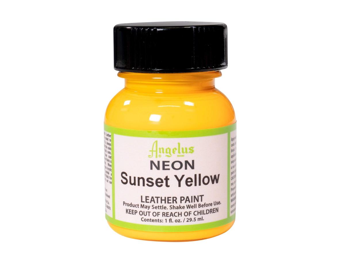 ANGELUS LEDERFARBE NEON 29,5ML SUNSET YELLOW 1