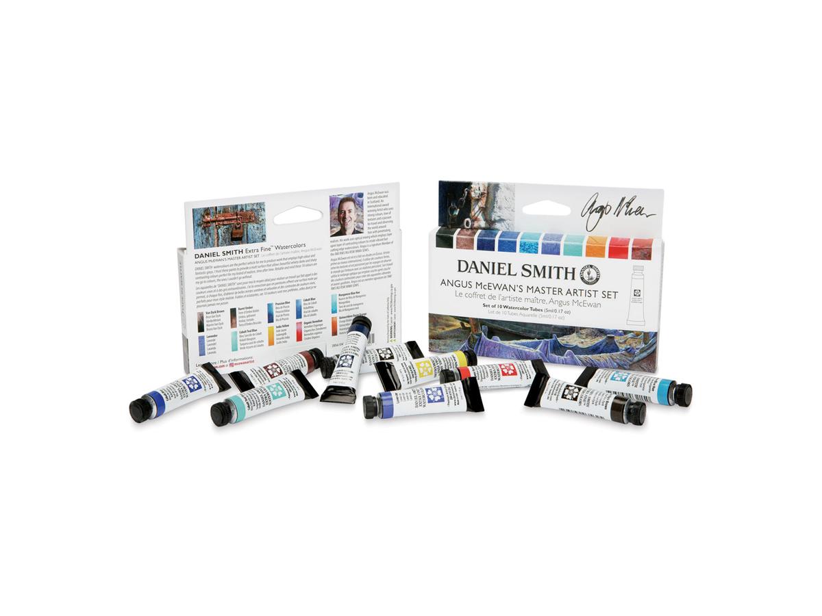 DANIEL SMITH WATERCOLOUR SET ANGUS MCEWAN'S MASTER ARTIST 10X5ML 1