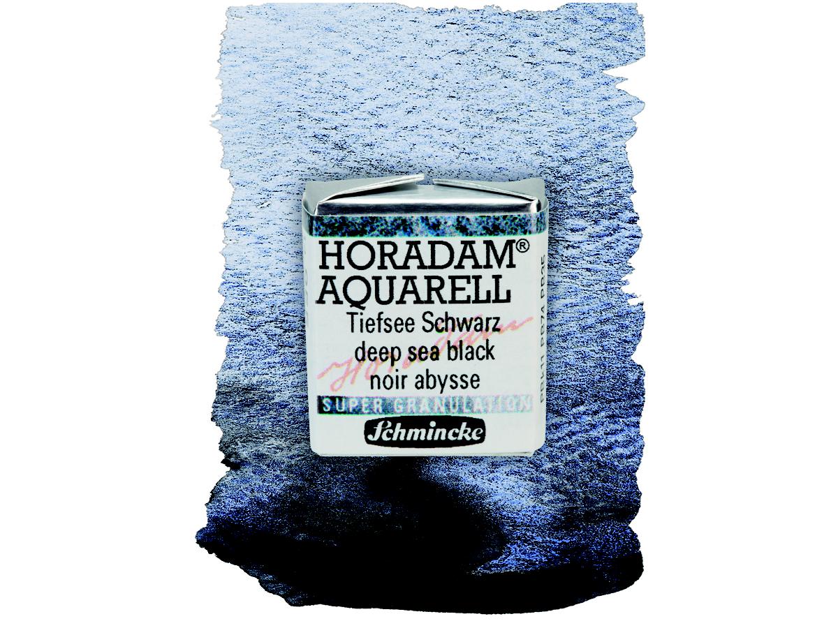 SCHMINCKE HORADAM AQUARELL 1/2 NAPF S3 955 TIEFSEE SCHWARZ 1