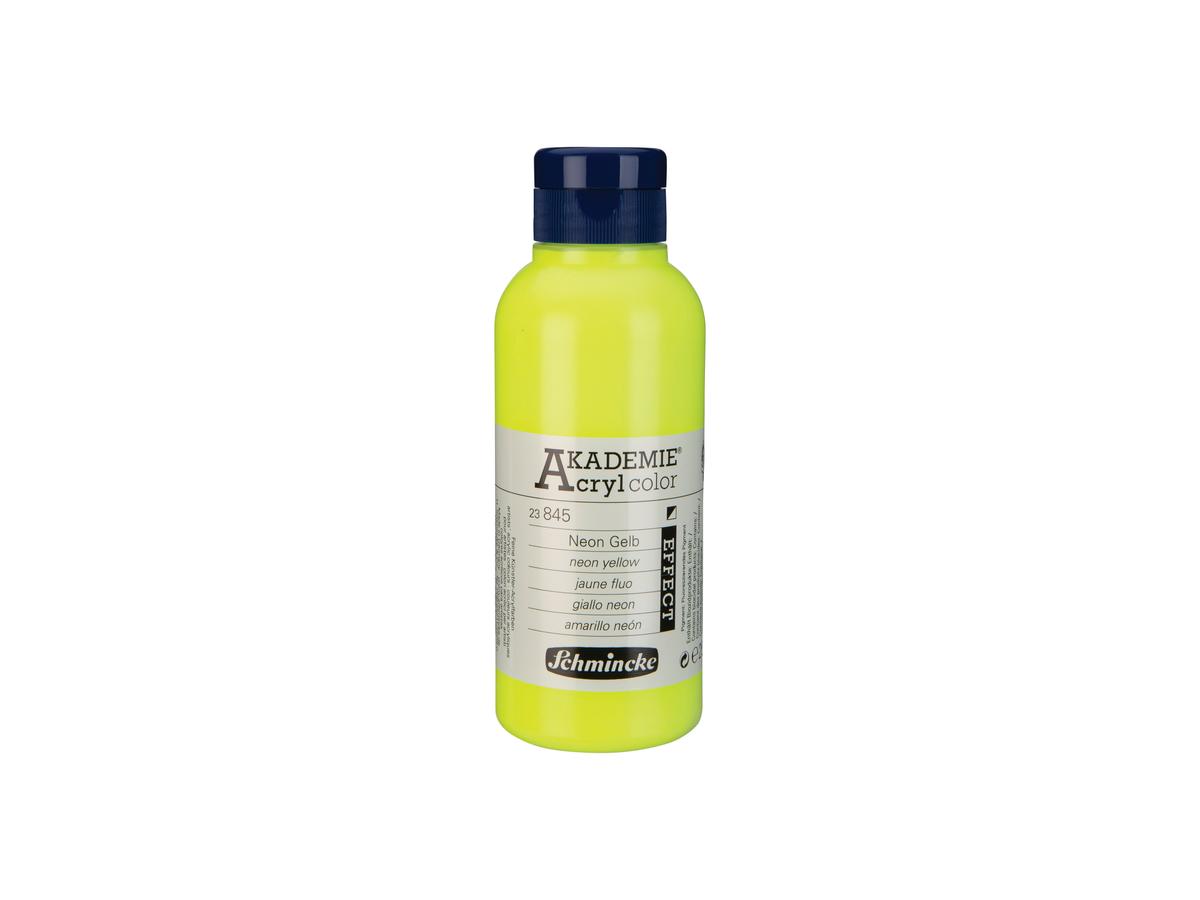 SCHMINCKE AKADEMIE ACRYL COLOR 250ML S2 845 NEON GELB 1