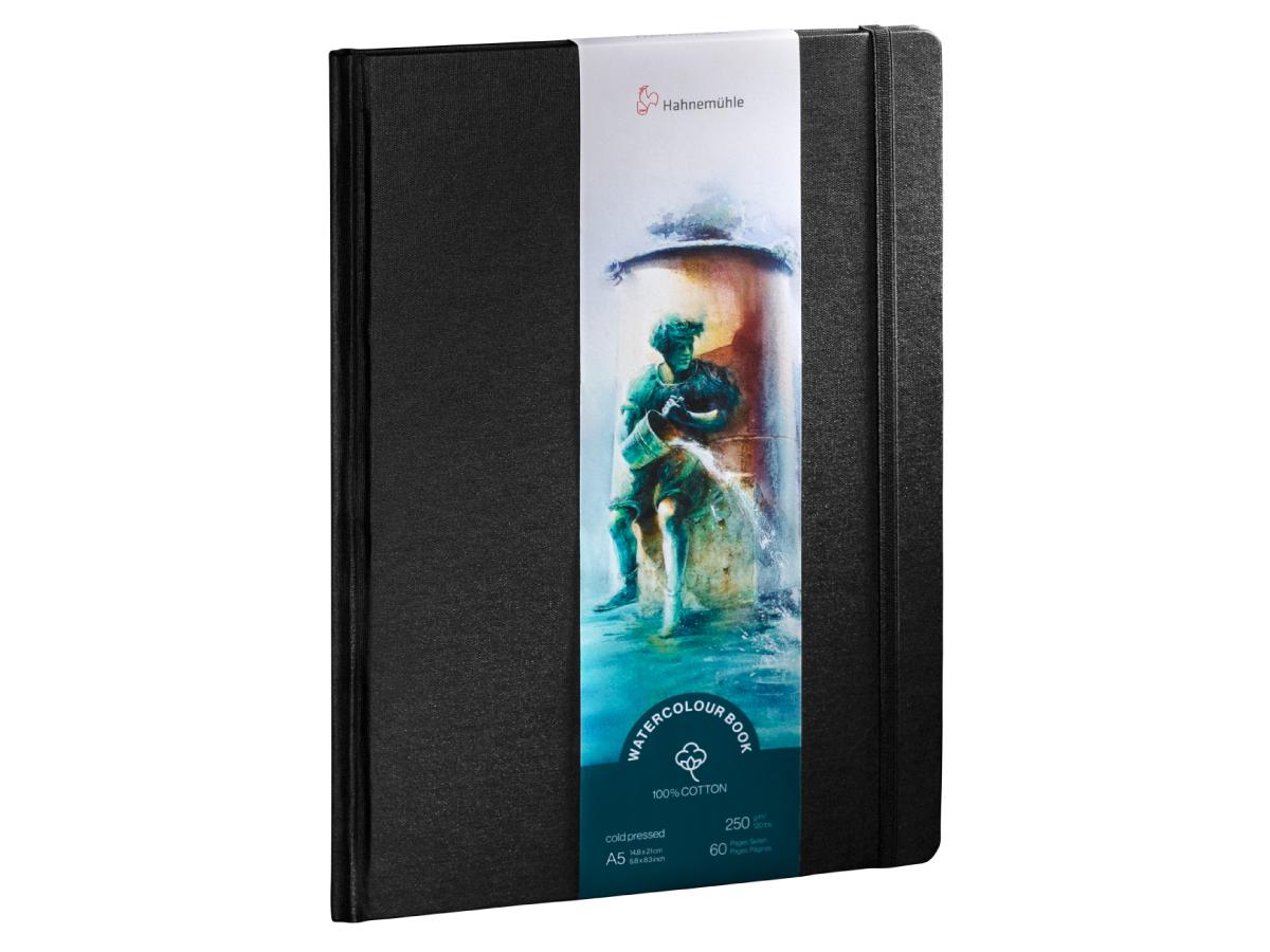 HAHNEMÜHLE WATERCOLOUR BOOK 100% HADERNPAPIER A5 P 250 GRAMM 1