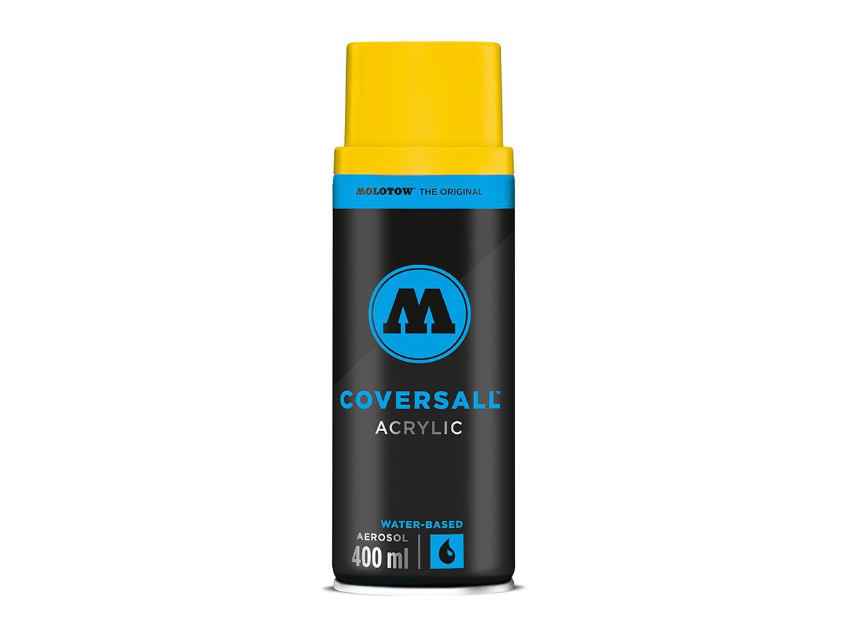 MOLOTOW COVERSALL WATER-BASED 400ML 165 SIGNAL YELLOW 1