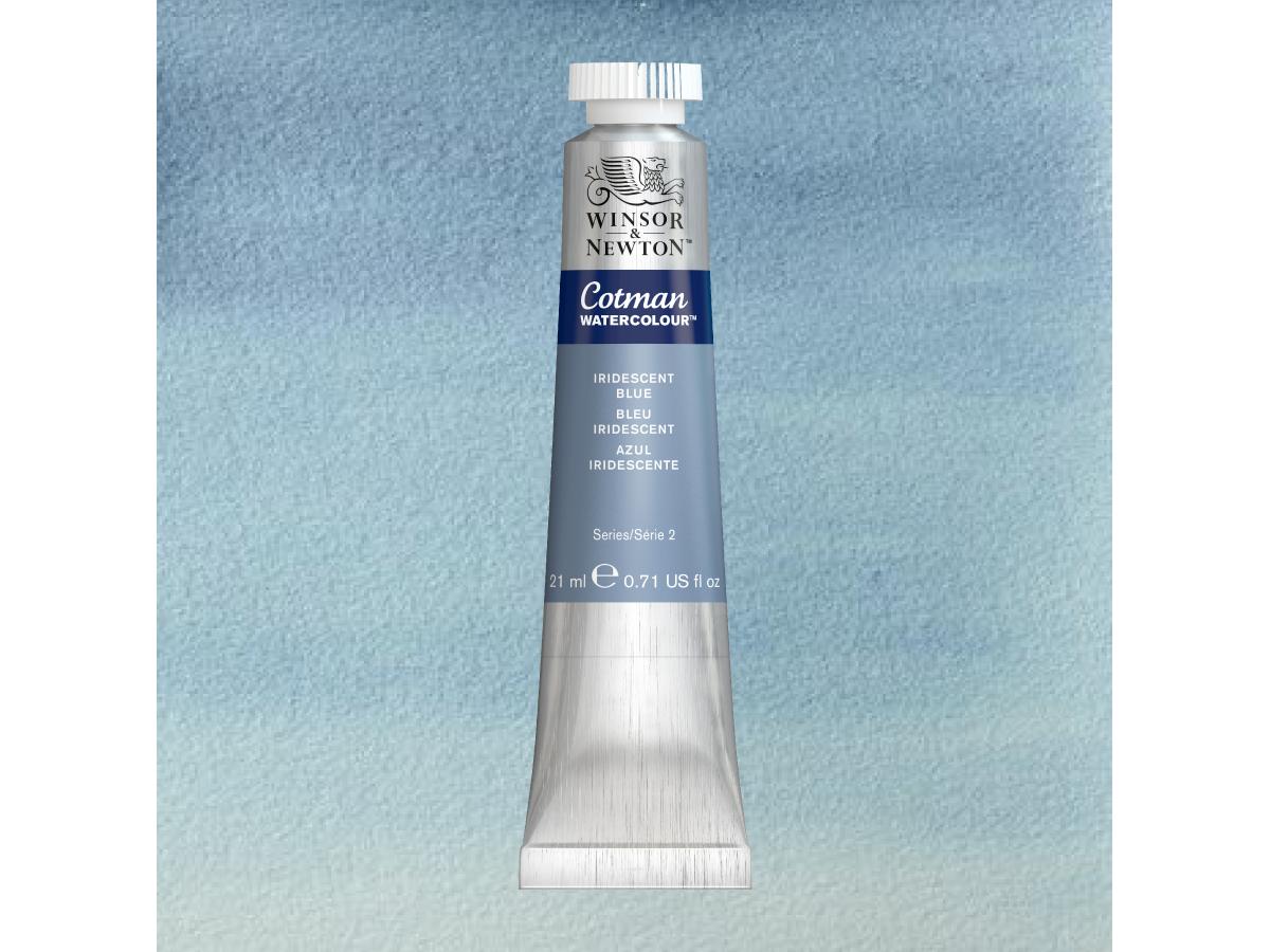 WINSOR & NEWTON COTMAN METALLIC AQUARELL 21ML 472 IRISIEREND BLAU 1