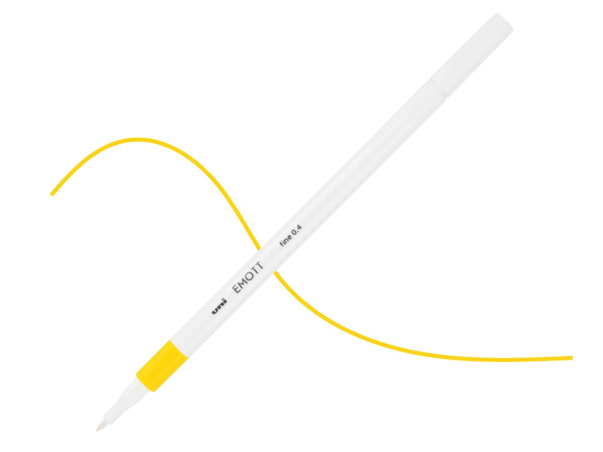 UNI-BALL EMOTT FINELINER 02 GEEL 1