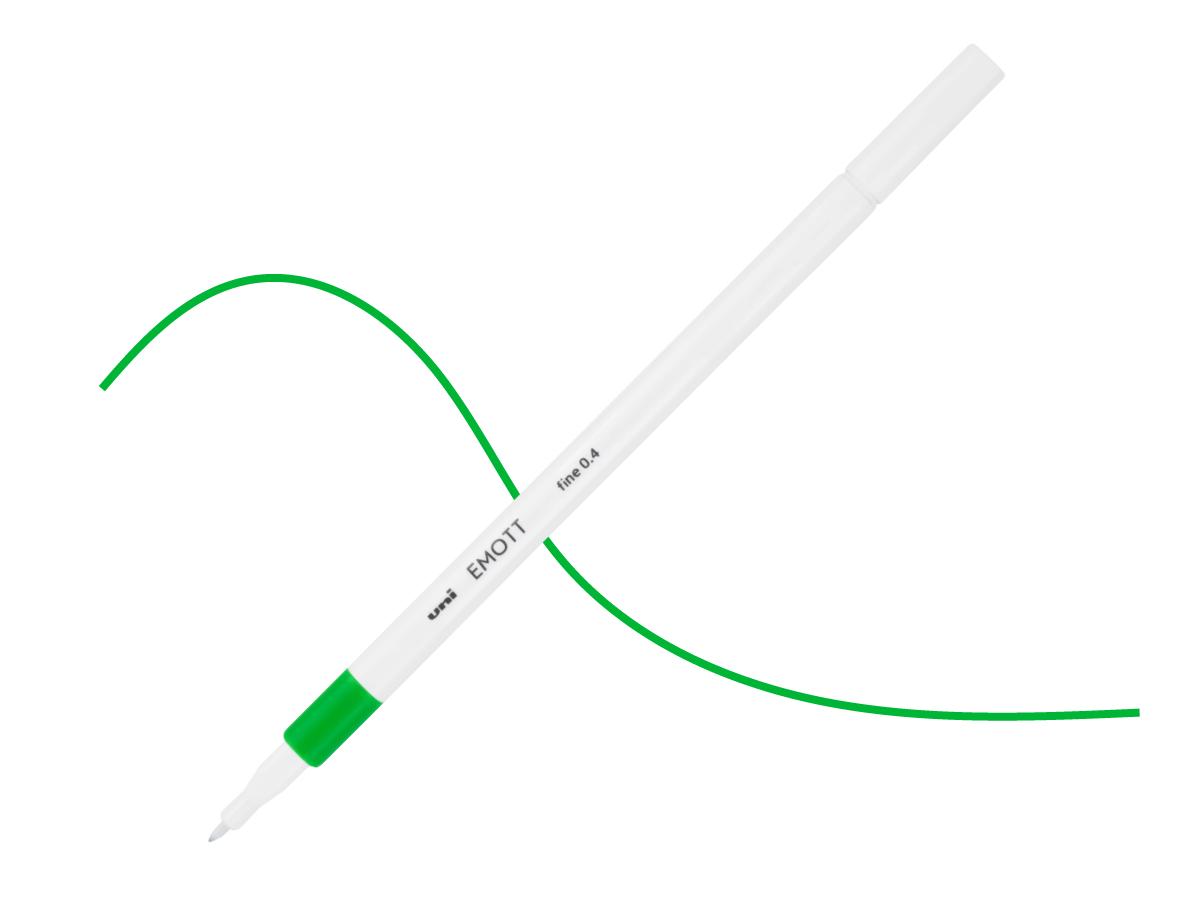 UNI-BALL EMOTT FINELINER 06 GROEN 1