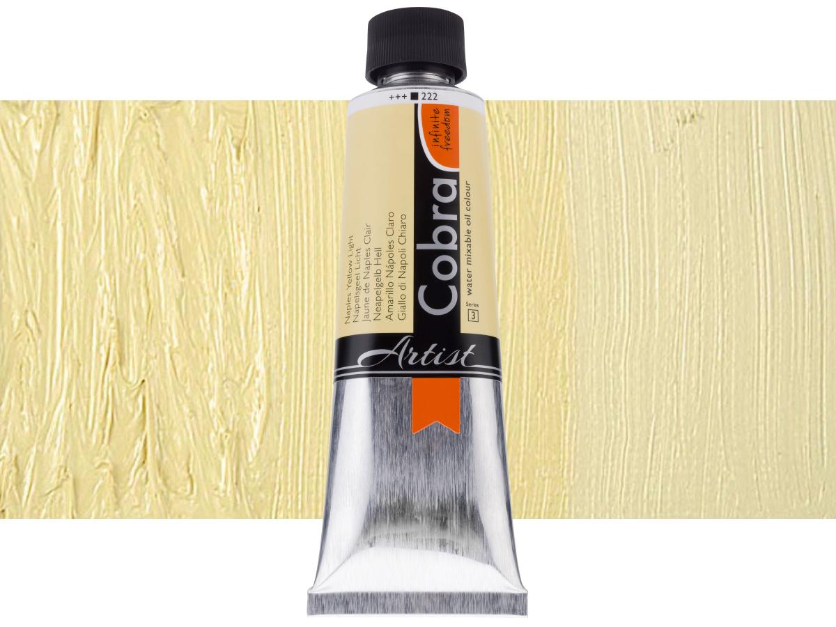 COBRA ARTIST WASSERVERMALBARE ÖLFARBE 150ML S3 222 NEAPELGELB HELL 1