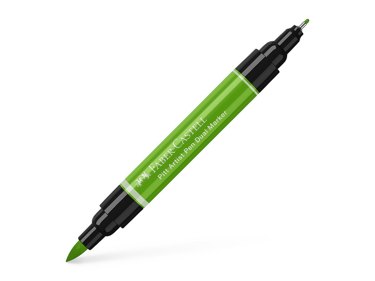 FABER-CASTELL PITT ARTIST PEN DUAL MARKER 112 LAUBGRÜN 1