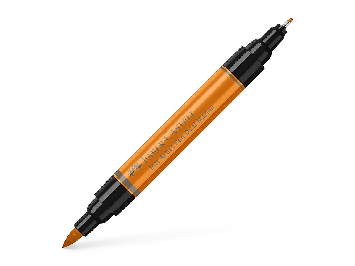 FABER-CASTELL PITT ARTIST PEN DUAL MARKER 113 ORANGE LAZUR 1
