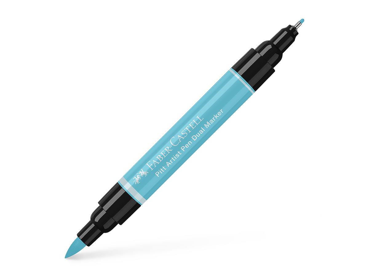 FABER-CASTELL PITT ARTIST PEN DUAL MARKER 154 KOBALT TÜRKIS BLAU HELL 1