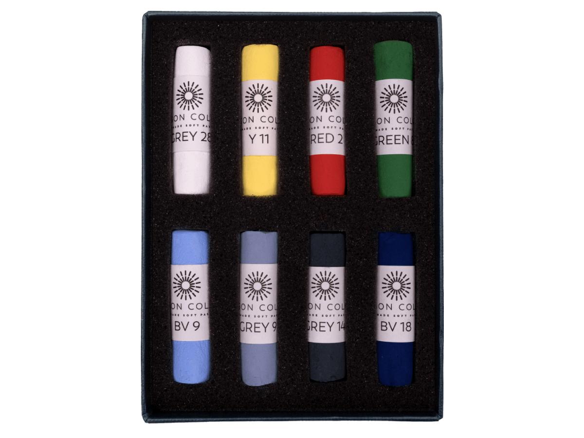 UNISON HANDGEFERTIGTE PASTELLKREIDEN SET STARTER 8  1