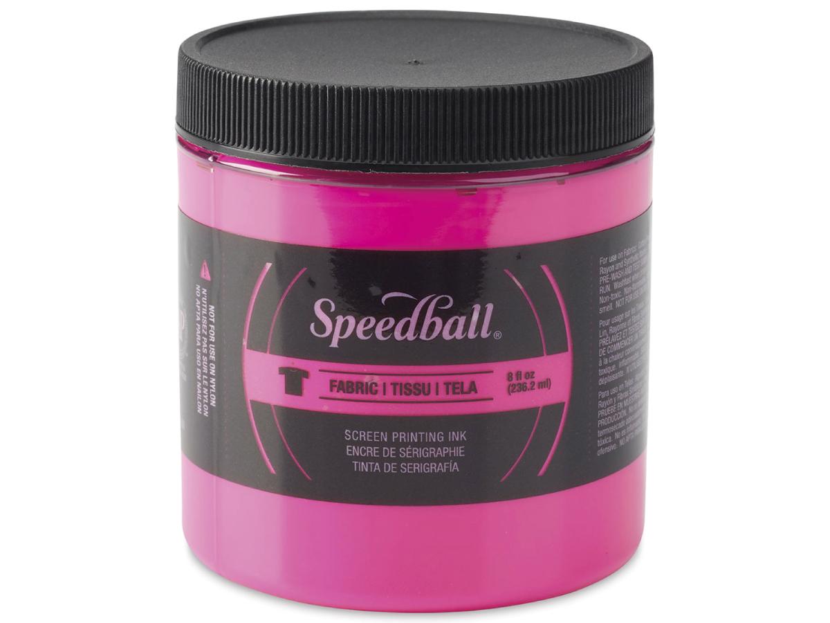 SPEEDBALL SIEBDRUCK FARBE FÜR TEXTIL 237ML FLUORESZIEREND MAGENTA 016 1
