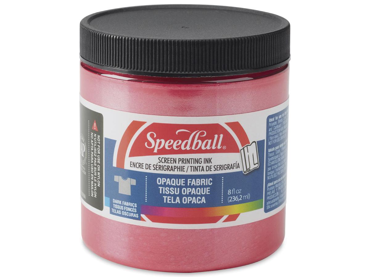 SPEEDBALL OPAQUE FABRIC SIEBDRUCK FARBE 237ML HIMBEERE 002 1