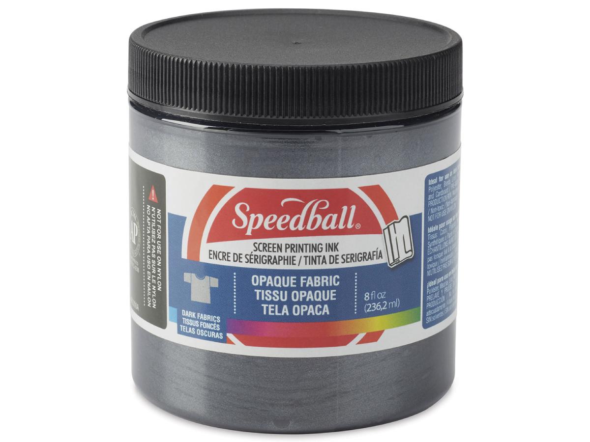 SPEEDBALL OPAQUE FABRIC SIEBDRUCK FARBE 237ML BLACK PEARL 001 1