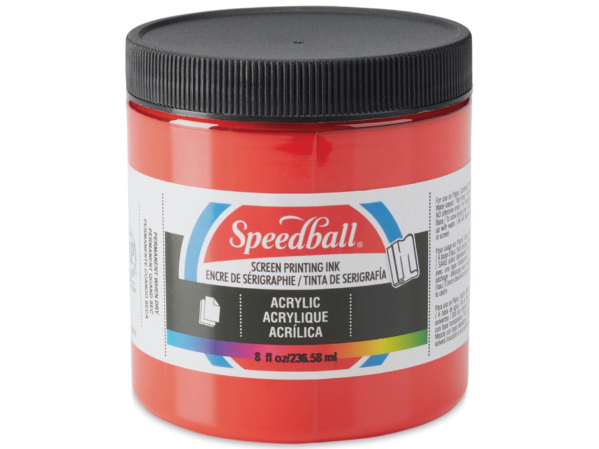 SPEEDBALL ACRYL SIEBDRUCKFARBE 237ML MEDIUM RED 006 1