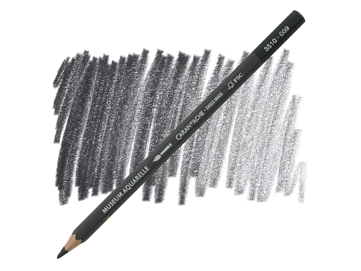 CARAN D'ACHE MUSEUM AQUARELLSTIFT 009 SCHWARZ
 1
