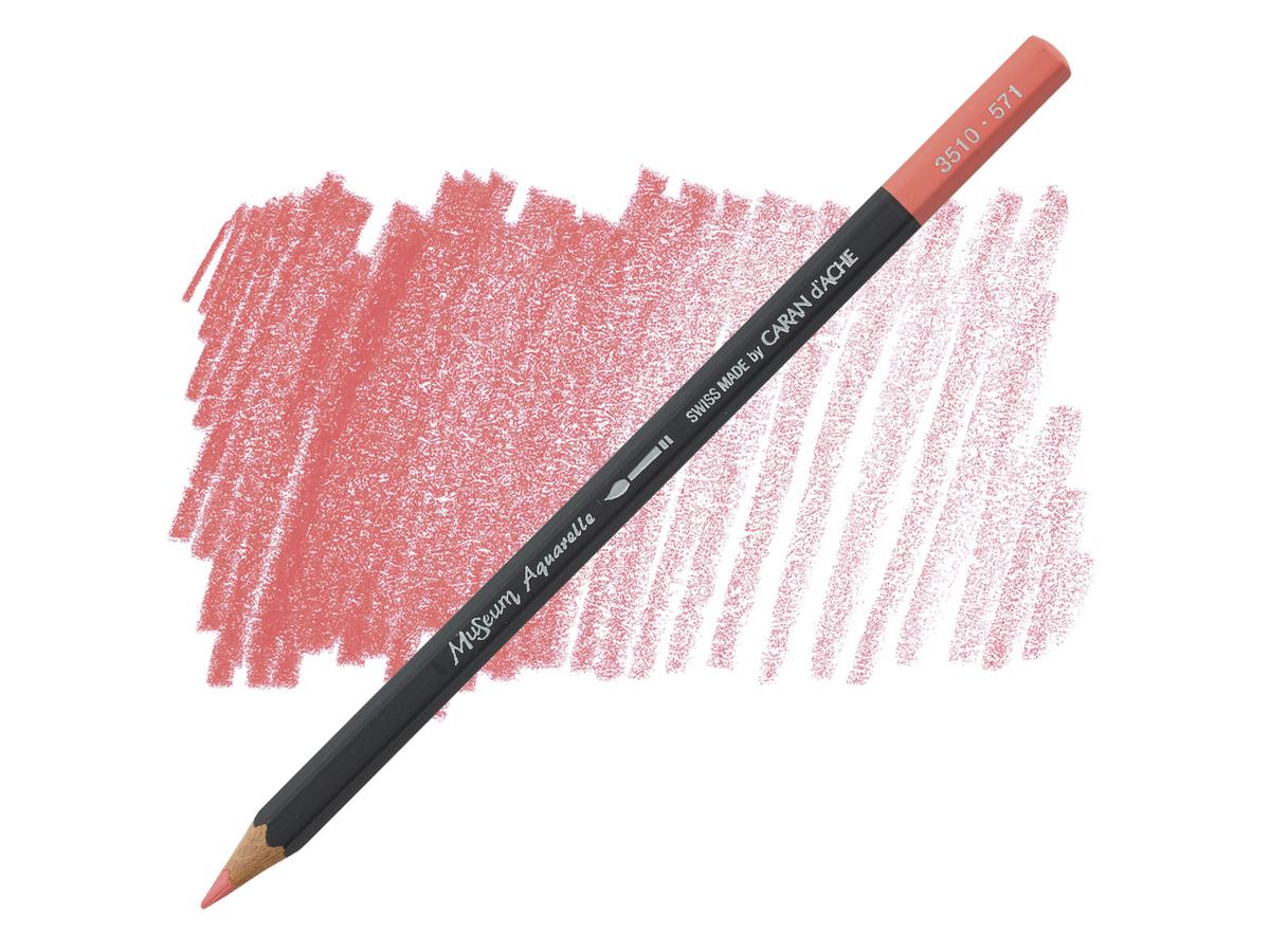 CARAN D'ACHE MUSEUM AQUARELLSTIFT 571 ANTHRACHINON ROSA
 1
