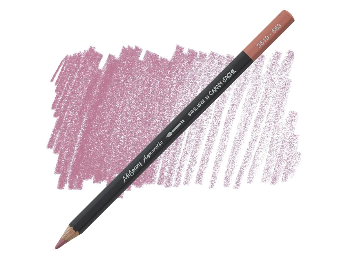 CARAN D'ACHE MUSEUM AQUARELLSTIFT 583 VIOLETTROSA
 1
