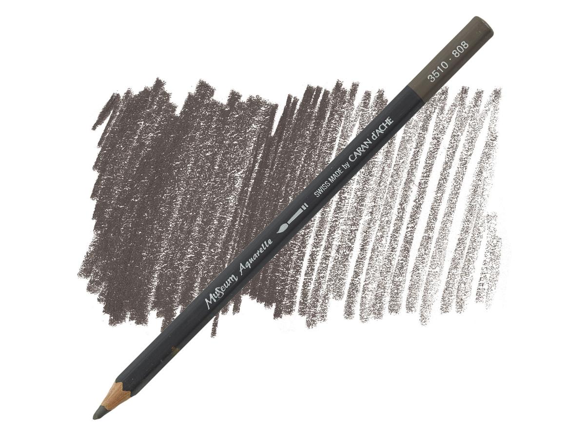 CARAN D'ACHE MUSEUM AQUARELLSTIFT 808 FRANZÖSISCHGRAU
 1