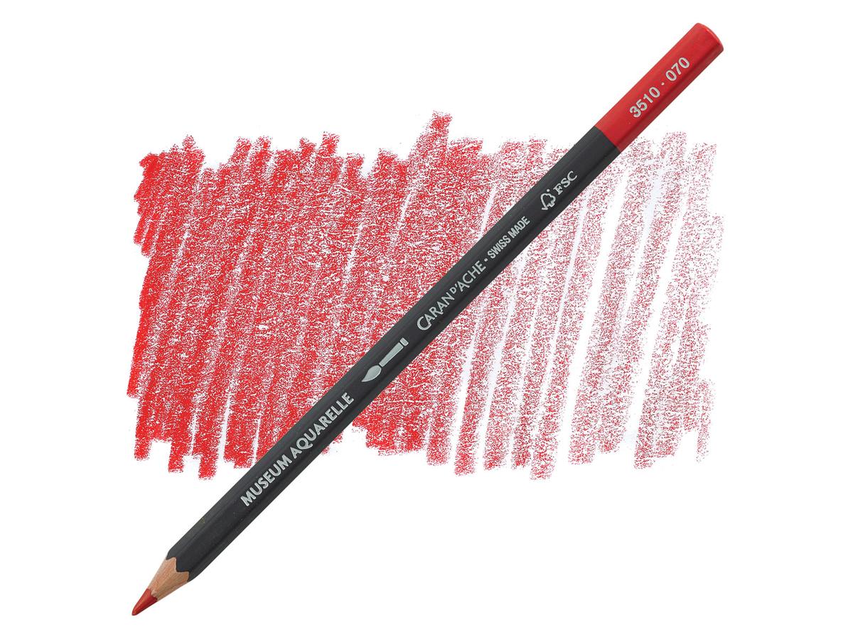 CARAN D'ACHE MUSEUM AQUARELLSTIFT 070 SCHARLACHROT
 1