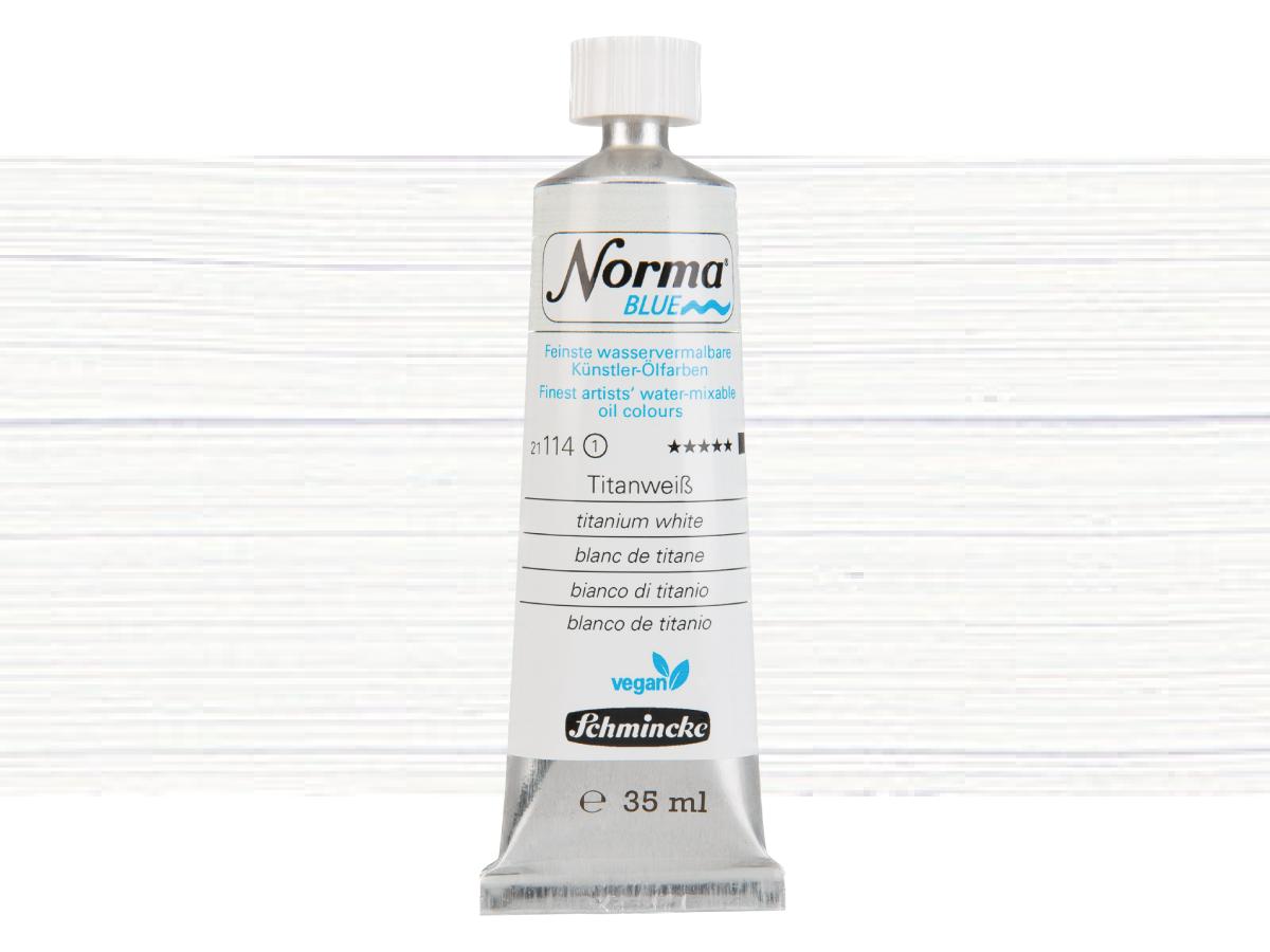SCHMINCKE NORMA BLUE 35ML S1 114 TITANWEISS 1