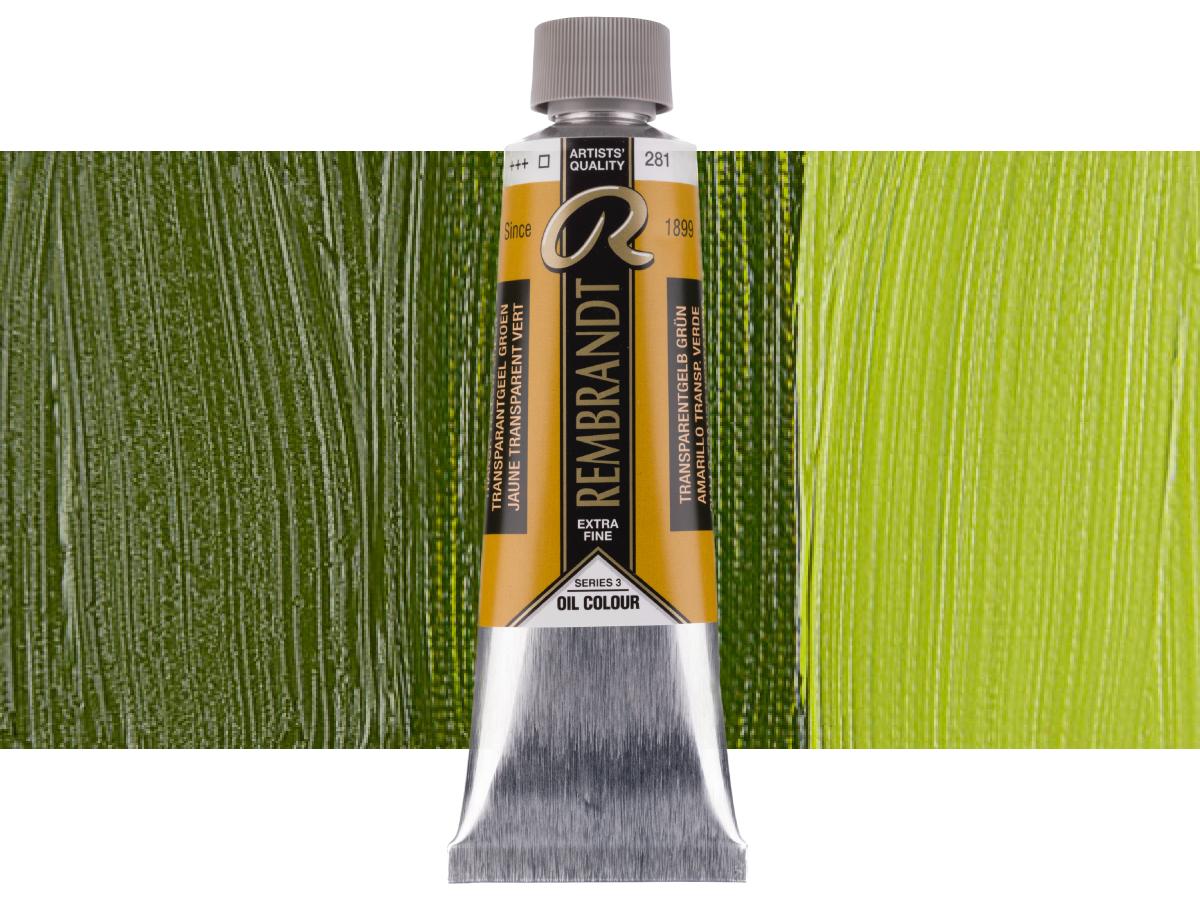 TALENS REMBRANDT ÖLFARBE 150ML S3 TRANSPARENTGRÜN 281 1