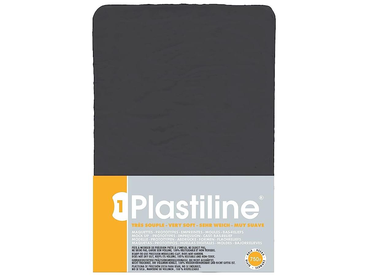 PLASTILINE SCHWARZ HÄRTE 40 750 GRAMM 1