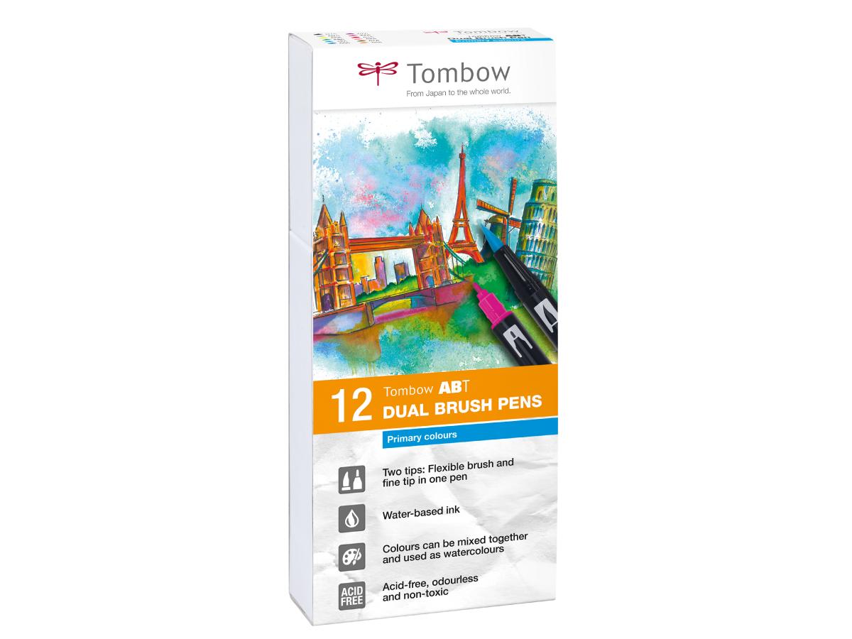 TOMBOW ABT DUAL BRUSH PEN BASIC 12ER SET 1