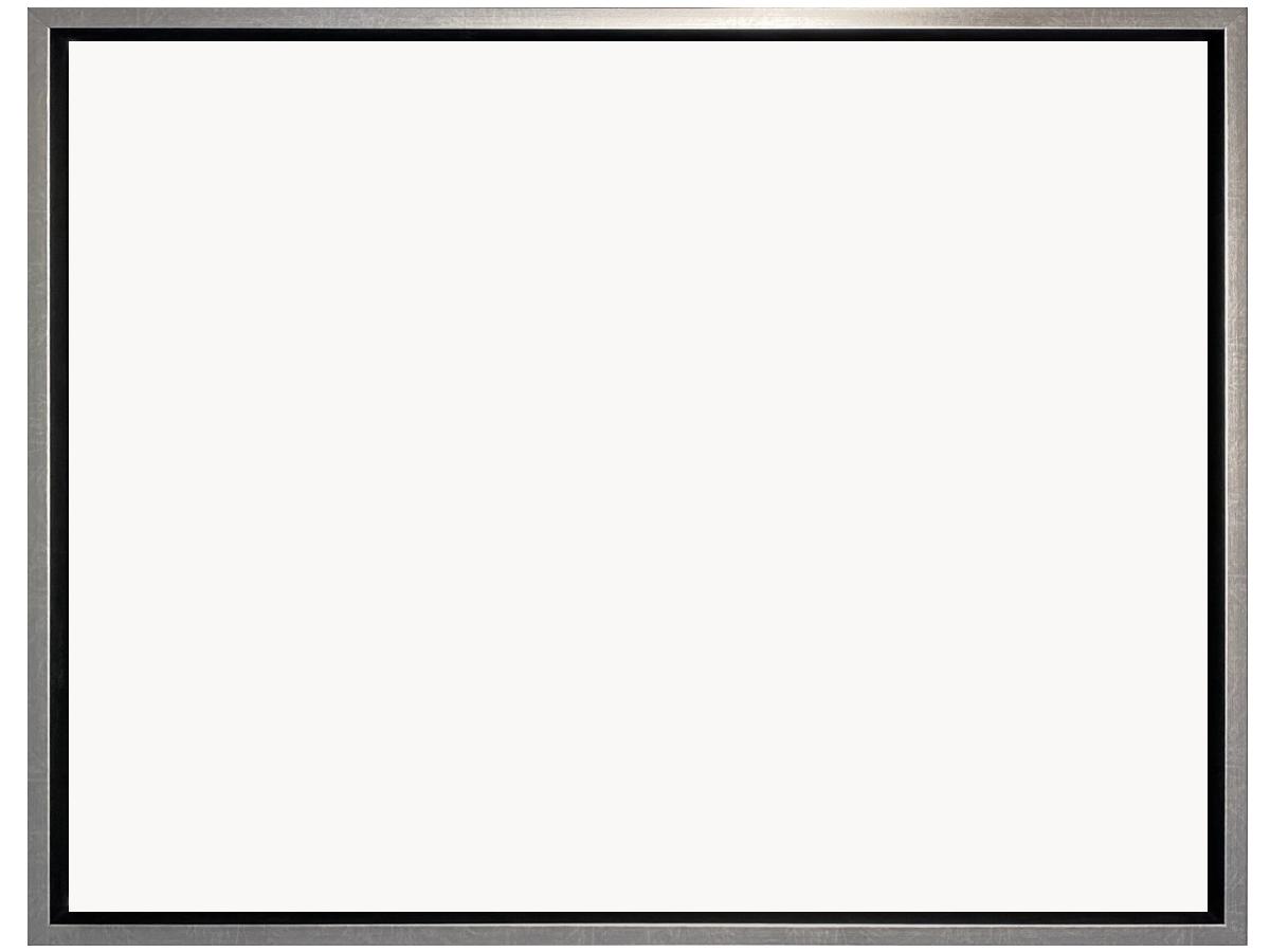 VAN BEEK SCHATTENFUGENRAHMEN SCHWARZ-SILBER 40X80CM 1