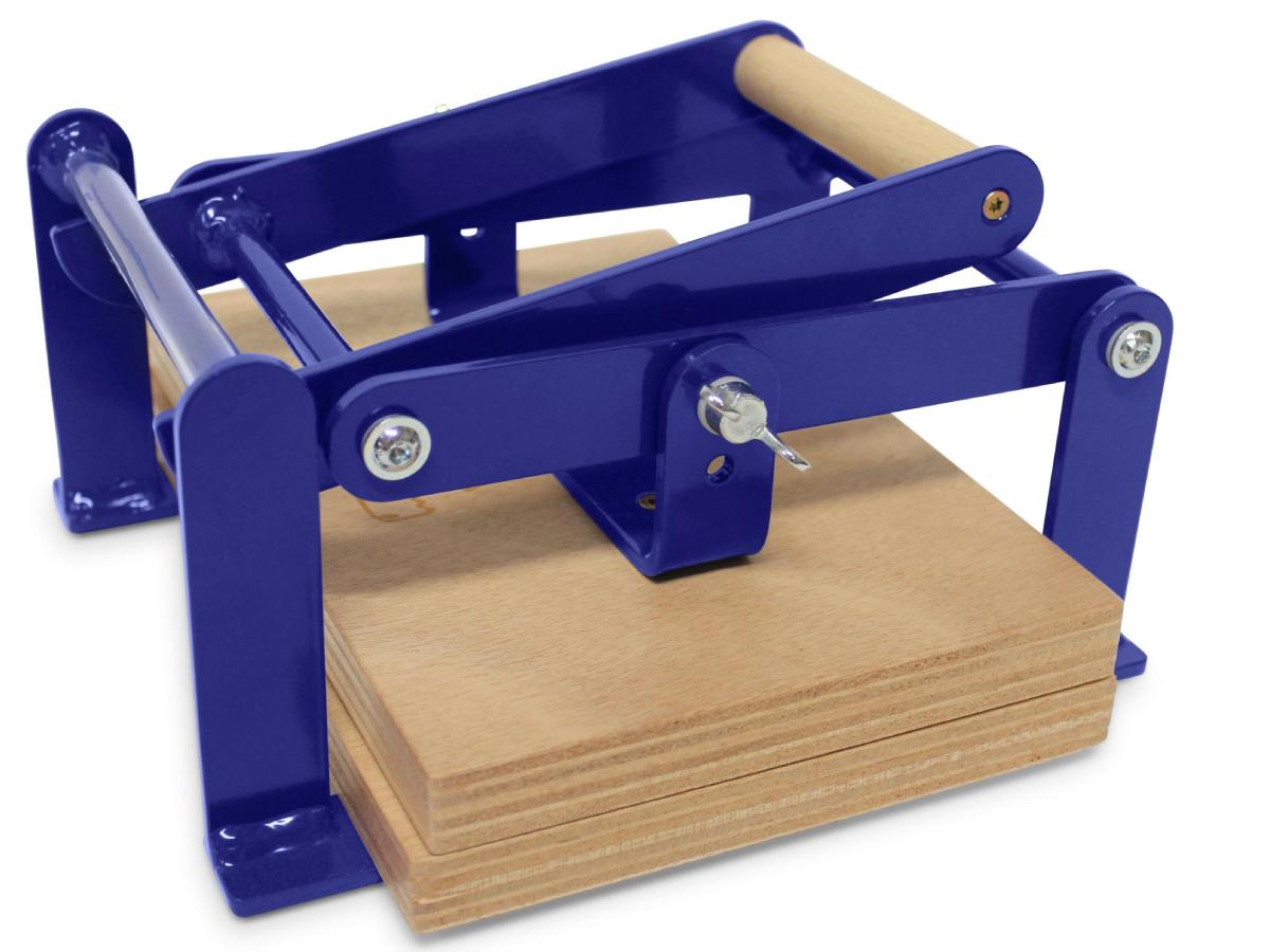 WOODZILLA  HANDHEBEL DRUCKPRESSE A5 BLAU 1