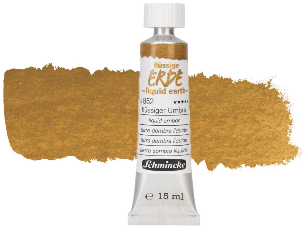 SCHMINCKE FLÜSSIGE ERDE 15ML NR 852 - FLÜSSIGER UMBRA 1