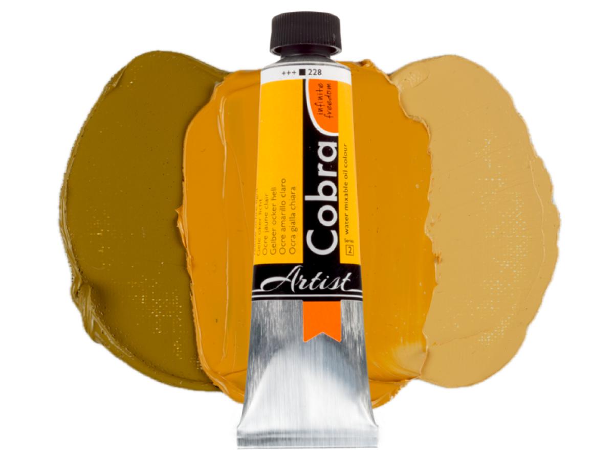 COBRA ARTIST WASSERVERMALBARE ÖLFARBE 40ML 228 GELBER OCKER HELL 1