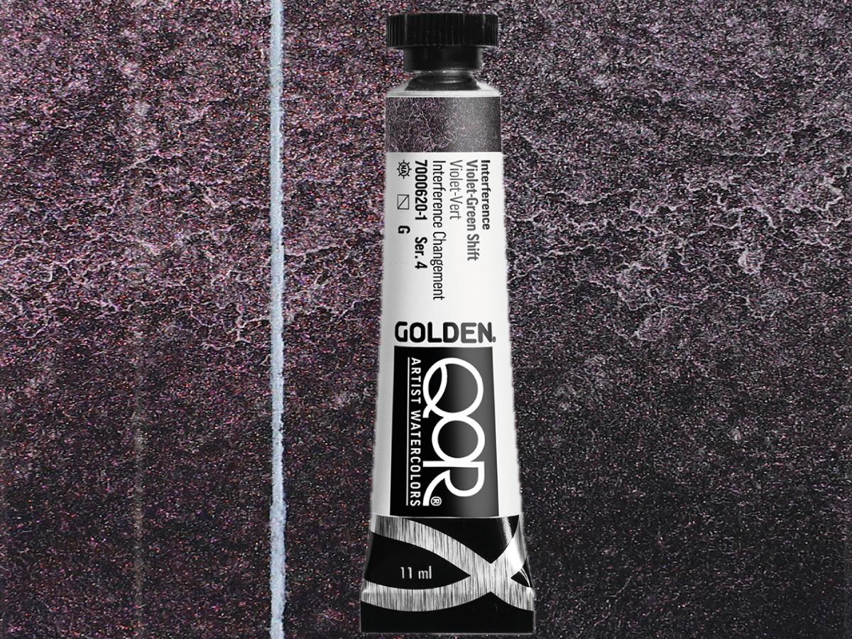 GOLDEN QOR WATERCOLOR 11ML SERIE 4 INTERFERENCE VIOLET-GREEN SHIFT 620 1