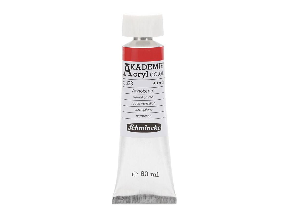 SCHMINCKE AKADEMIE ACRYL COLOR 60ML S1 333 ZINNOBERROT 1