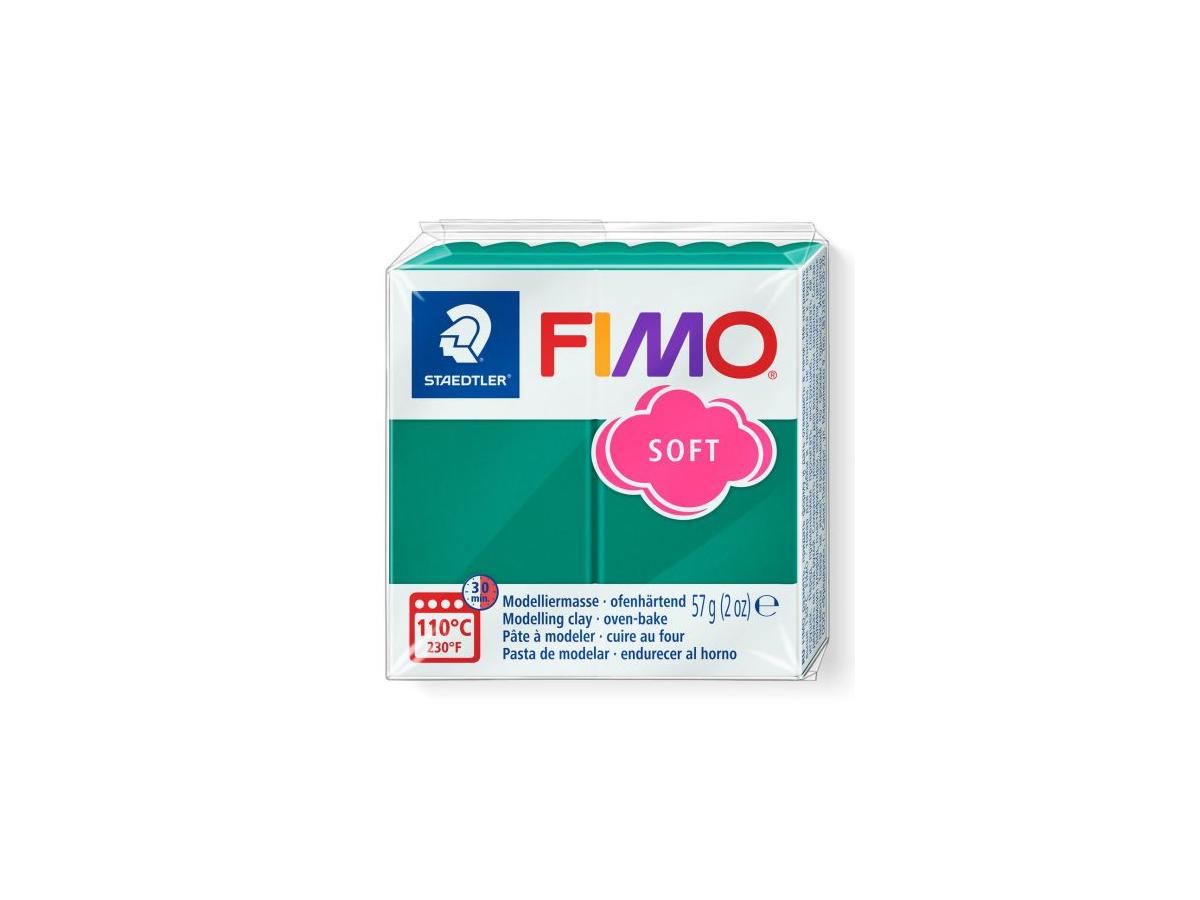 FIMO SOFT MODELLIERMASSE 57 GRAMM SMARAGDGRÜN 1