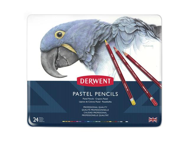 DERWENT PASTELLSTIFTE SET 24X 1