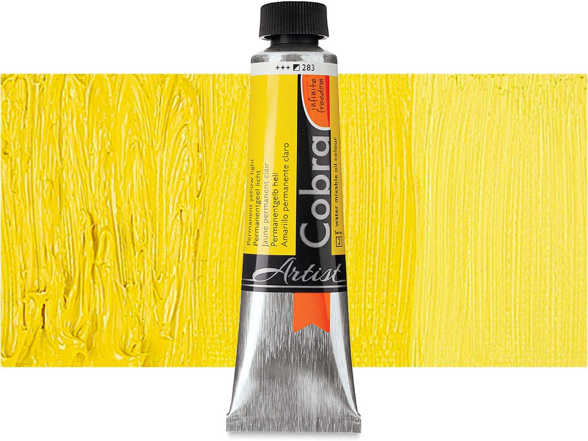COBRA ARTIST WASSERVERMALBARE ÖLFARBE 150ML 283 PERMANENTGELB HELL 1