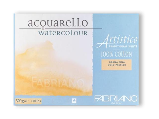 FABRIANO ARTISTICO AQUARELLBLOCK 30,5x45CM GRAIN FIN T. WEIß 1