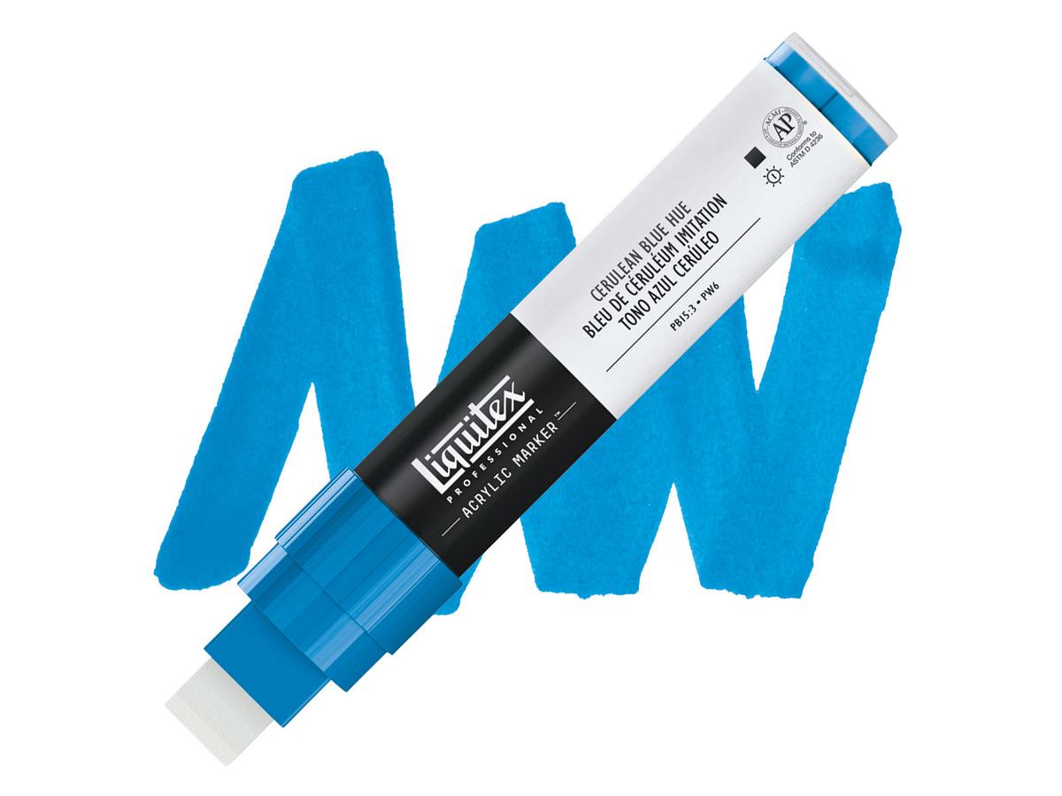 LIQUITEX ACRYL MARKER 0470 15MM CERULEAN BLUE HUE 1